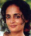 Indian writer and activist Suzanna Arundhati Roy (born 24 November, 1961); she won the Booker Prize in 1997 for her novel, The God of Small Things, and in 2002, the Lannan Cultural Freedom Prize