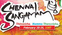 Dear all my friends, I cordially invite you to the Chennai Sangamam from February 20 - 26. More than 400 events are set to take place in five days, all showing Tamil music, dance, literature and other art forms.