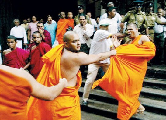 Form of Buddhism that preaches violence and hatred in Sri Lanka