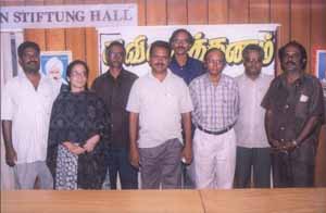 KavithaikkaNam members withs poets Rajakopalan and Kalpriyaa