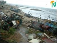 Damages caused by Tsunami
