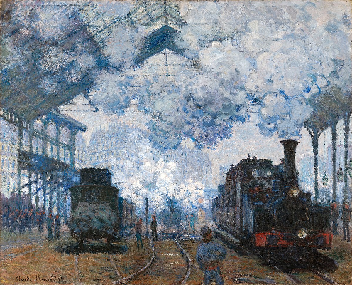 Claude Monet - The Gare Saint-Lazare, Arrival of a Train.jpg