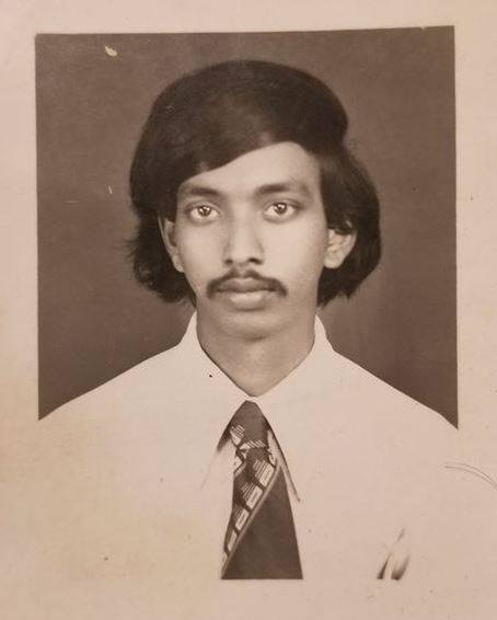 V.N.Giritharan in his teen days..